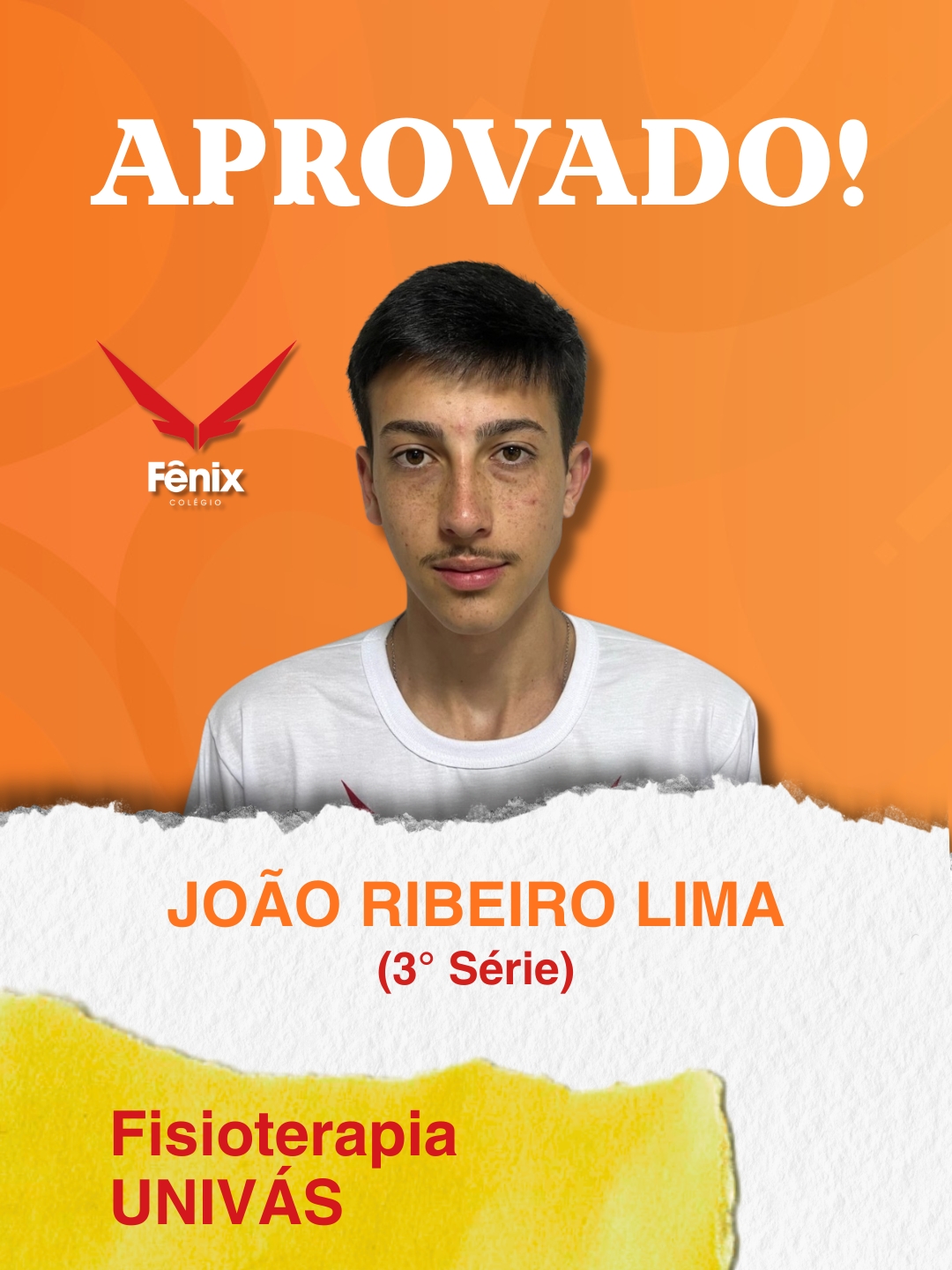 Eduarda Silva Alves [3º Ensino Médio] - Medicina - Universidade Federal de São João Del Rei UFSJ - Colêgio Fênix Pouso Alegre