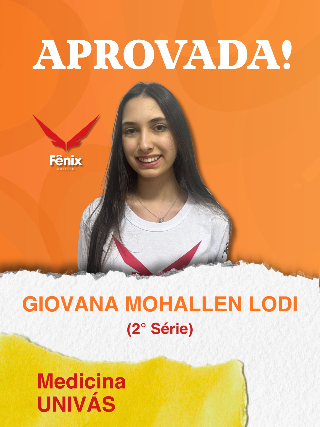 Eduarda Silva Alves [3º Ensino Médio] - Medicina - Universidade Federal de São João Del Rei UFSJ - Colêgio Fênix Pouso Alegre