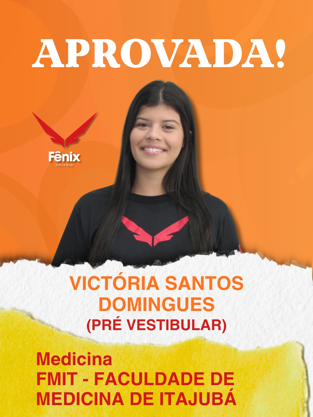 Eduarda Silva Alves [3º Ensino Médio] - Medicina - Universidade Federal de São João Del Rei UFSJ - Colêgio Fênix Pouso Alegre
