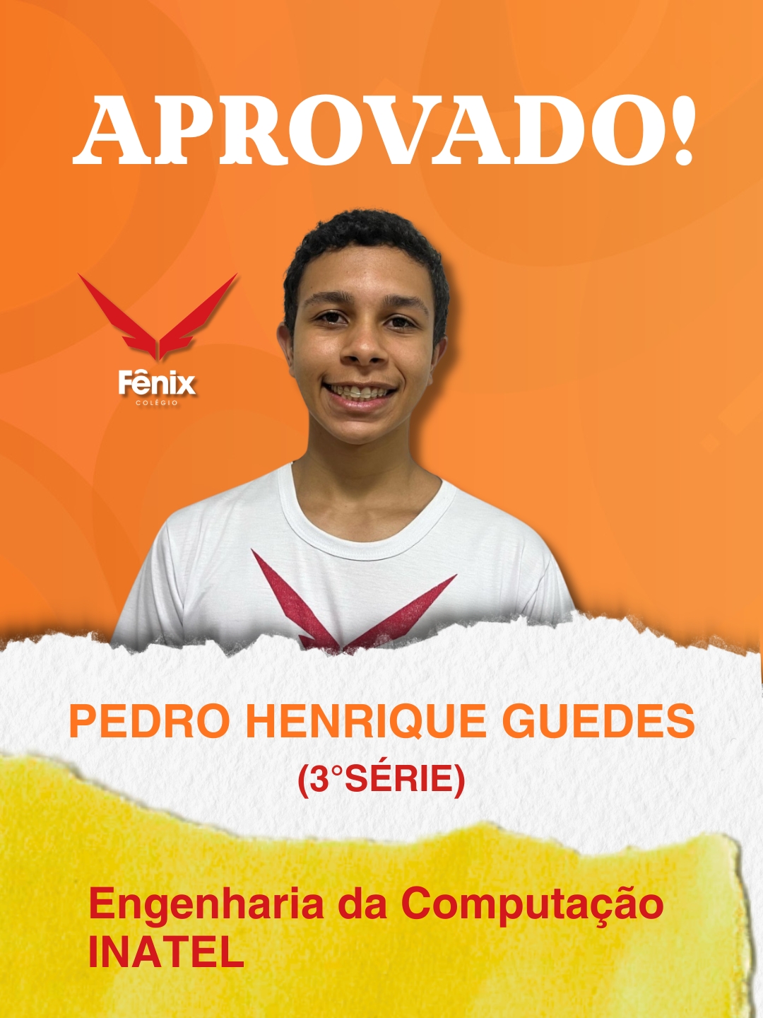 Eduarda Silva Alves [3º Ensino Médio] - Medicina - Universidade Federal de São João Del Rei UFSJ - Colêgio Fênix Pouso Alegre