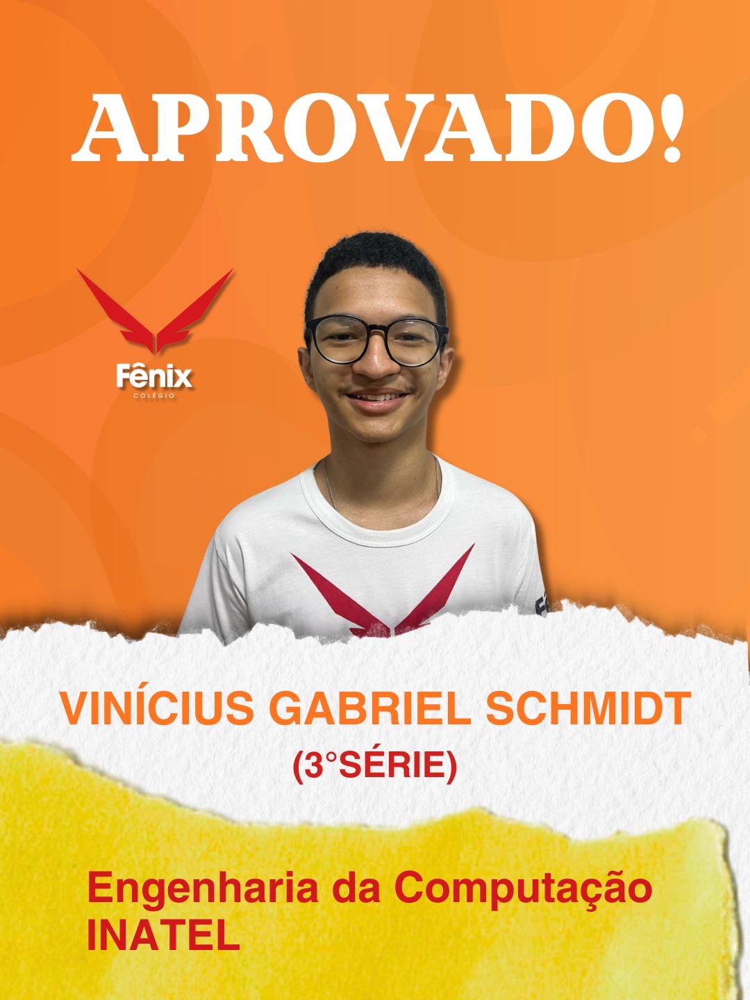 Eduarda Silva Alves [3º Ensino Médio] - Medicina - Universidade Federal de São João Del Rei UFSJ - Colêgio Fênix Pouso Alegre