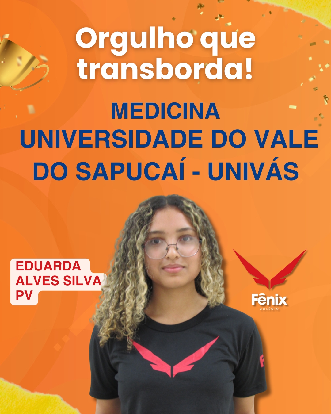 Eduarda Alves Silva [PRÉ-VESTIBULAR] - Medicina - Universidade do Vale do Sapucaí - UNIVÁS - Fênix Pouso Alegre